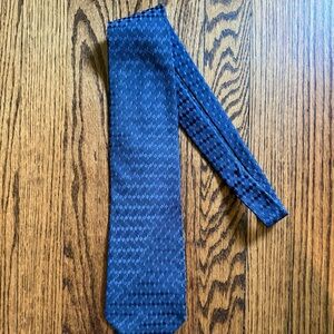 Giorgio Armani Blue Patterned Tie
